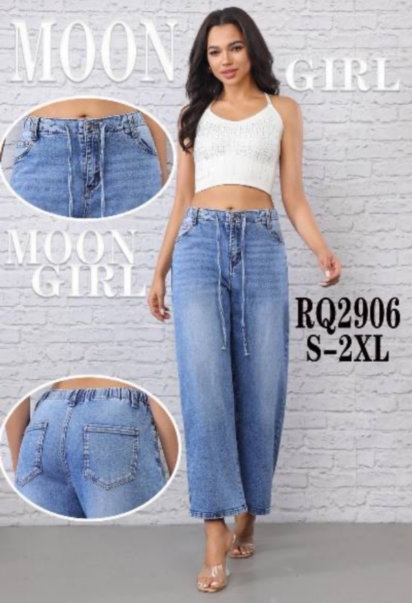 Spodnie damskie jeans Roz S-2XL, 1 Kolor .Paczka 10 szt 1